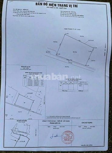 Bán đất hẻm 4m đường kênh 19 x.Tân An Hội Củ chi giá 5,8 tỷ - 4838,6m2