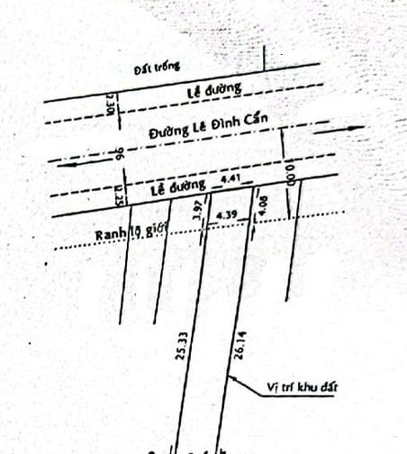 Nhà mặt tiền Lê Đình Cẩn 4,5m x 29m ~ 130m2, khu KD sầm uất 