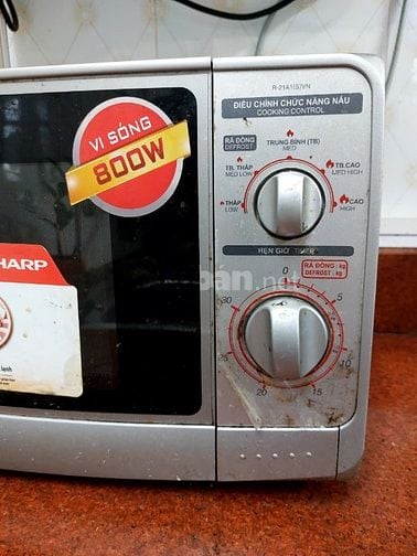 Lò vi sóng Sharp R-21A1(S)VN 22 lít Made in Thailand 800W Cũ, Sạch đẹp