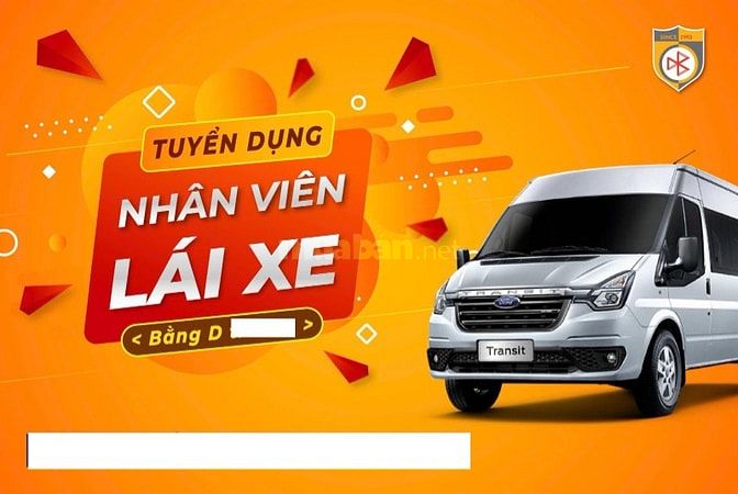 Công ty Vận Tải Skyline cần tuyển lái xe bằng D chạy du lịch