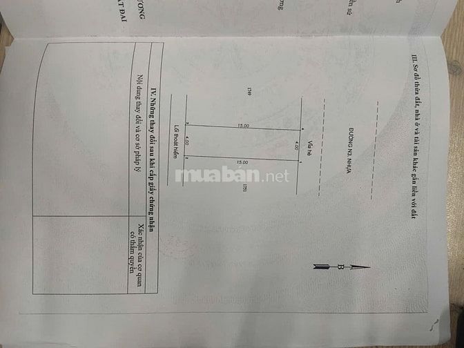 Chính chủ gửi bán lô đất Phú Mỹ Hiệp  Đường N3  Diện tích 4x15 Giá 2ty