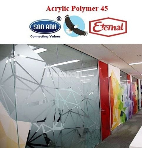 Keo Acrylic sản xuất decal dán kính và giấy dán tường