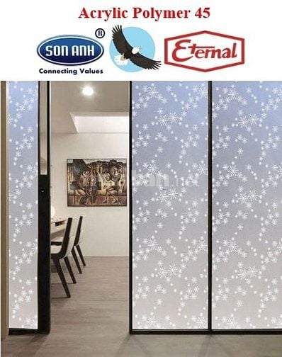 Keo Acrylic sản xuất decal dán kính và giấy dán tường