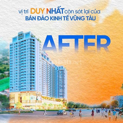 Bán căn hộ cao cấp biển 72 m2, 2pn, giá 3,8 tỷ TP vũng tàu