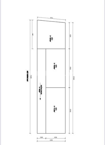 Lô đất sở hữu DTMB: 169m2, ngang 6,5m, dài 26m ngõ 5m, chia được 3 lô