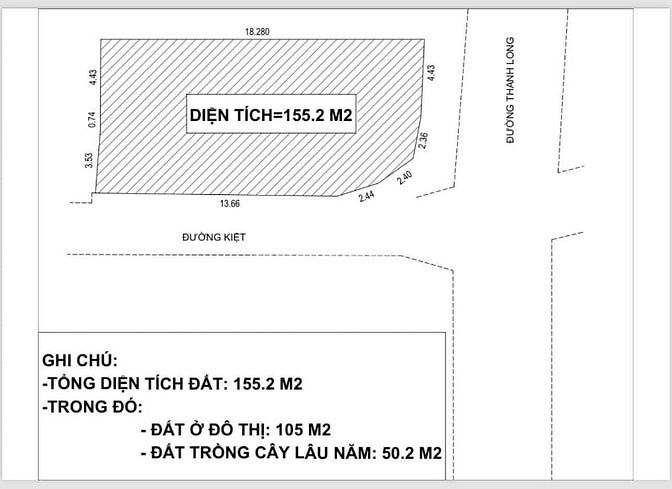 Bán đất 2 mặt tiền đường Thanh Long Đà Nẵng