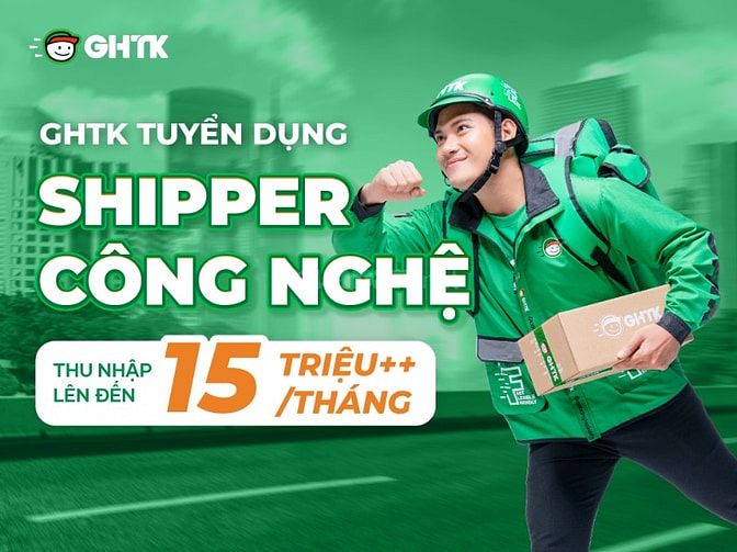 GHTK tuyển nhân viên giao hàng các quận Hà Nội