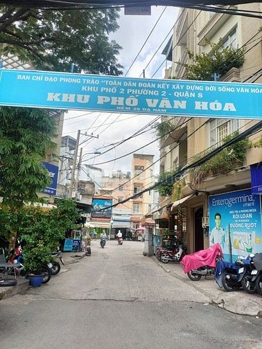 Bán nhà chính chủ hẻm xe hơi thông ,Dương Bá Trạc Quận 8,72m2 ,3 tầng.