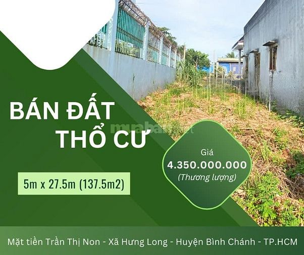 BÁN ĐẤT THỔ CƯ GẦN NÚT GIAO CAO TỐC BẾN LỨC - LONG THÀNH – CƠ HỘI ĐẦU 