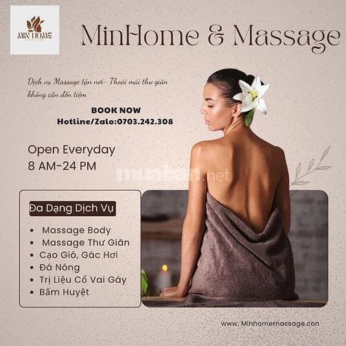 Massage tận nơi khu vực Thành phố Hồ Chí Minh