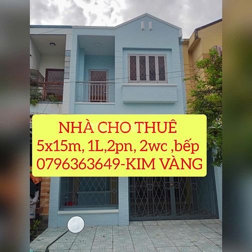 nhà mới 5x15m,1L,2pn khu vực TÂN TẠO 12tr/tháng