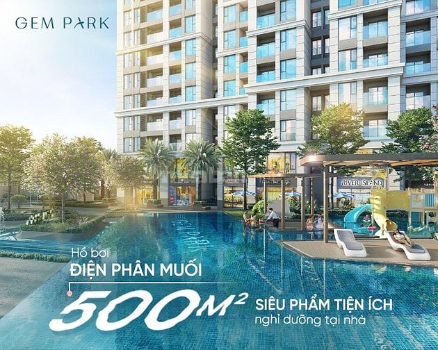 Booking Căn hộ Gem Park tại Hải Phòng. Tặng ngay 150 triệu. Ck 6%