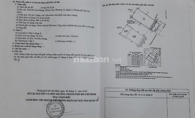 Nhà hẻm 322 CMT8, P. 10, Q.3; Vị trí tốt, giá tốt, chính chủ bán