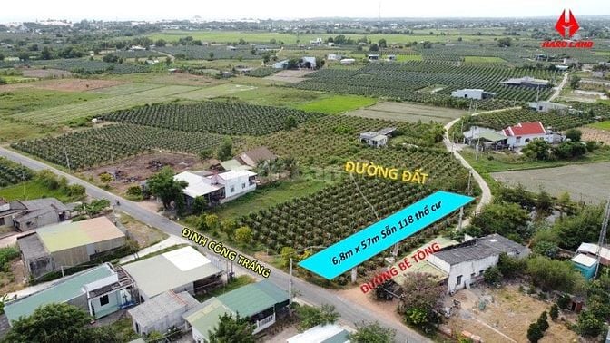 🔵 Siêu Phẩm 6,8x57(579,4m2) Đinh Công Tráng Tân Tiến LaGi 3 Mặt Tiền 