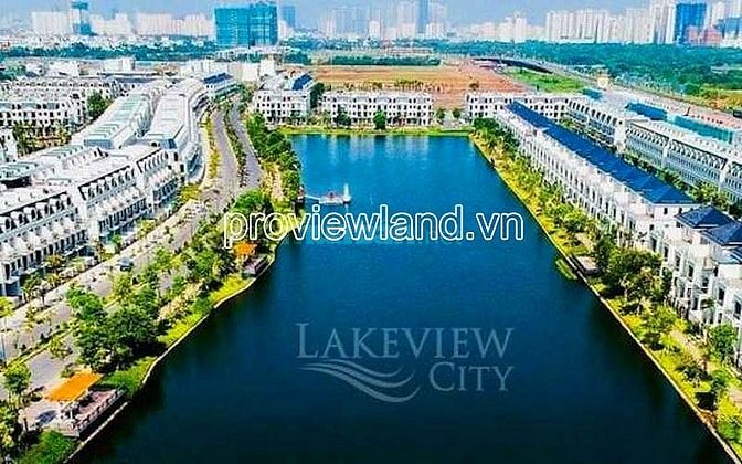 Cho thuê nhà phố Lakeview Novaland, full nt, 5x20m, 4 tầng, 5PN - 6WC