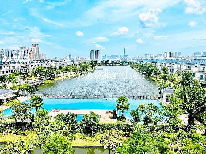 Cho thuê nhà phố Lakeview Novaland, full nt, 5x20m, 4 tầng, 5PN - 6WC