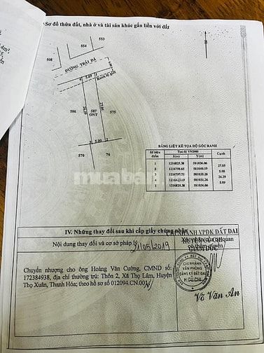 CHỦ HẠ GIÁ 200 TRIỆU  BÁN TRONG THÁNG LÔ ĐẤT THỔ MT NGUYỄN THỊ CHIÊN 