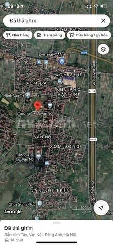 BÁN 68M ĐẤU GIÁ ĐÔNG TÂY, VÂN NỘI. ĐƯỜNG 8M CÓ VỈA HÈ