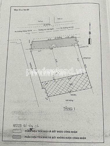 Bán nhà MT Võ Văn Ngân, Thủ Đức, góc 2mt, 40x42m đất, khu xây cao tầng