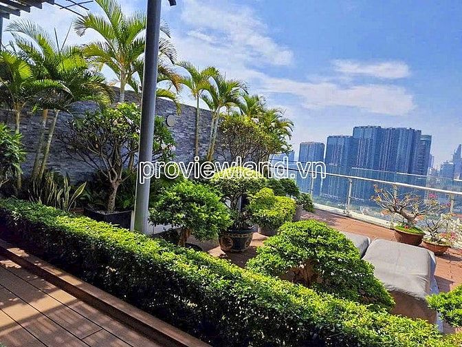 Cho thuê căn hộ Penthouse City Garden 2 tầng dạng Duplex, 260m2, 3PN