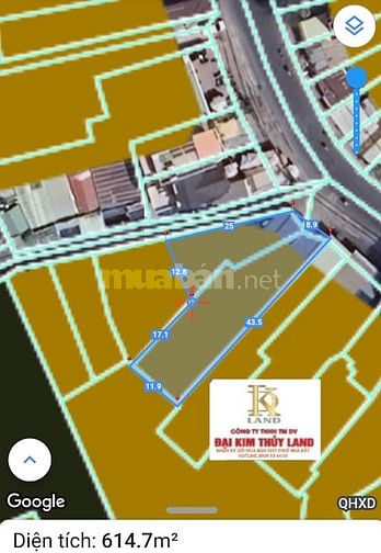 Bán 700 m2 đất thổ cư 90 tỷ.Nguyễn Thị Định