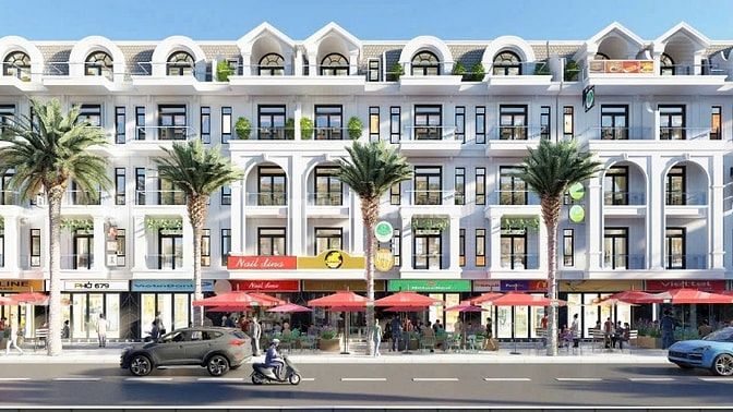 Shophouse liền kề dự án HIMLAM BOULEVARD THƯỜNG TÍN 