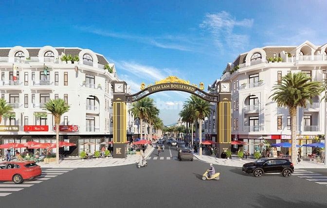 Shophouse liền kề dự án HIMLAM BOULEVARD THƯỜNG TÍN 