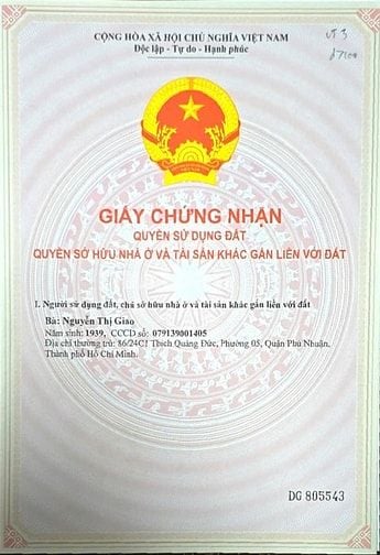 Bán nhà 63 m2 trung tâm Quận Phú Nhuận 