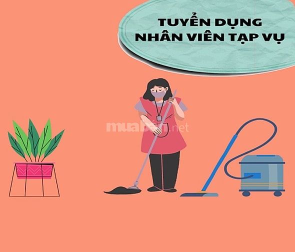 Tuyển nhân viên trung tuổi làm Tạp vụ, Phụ bán hàng hoặc Đóng gói hàng