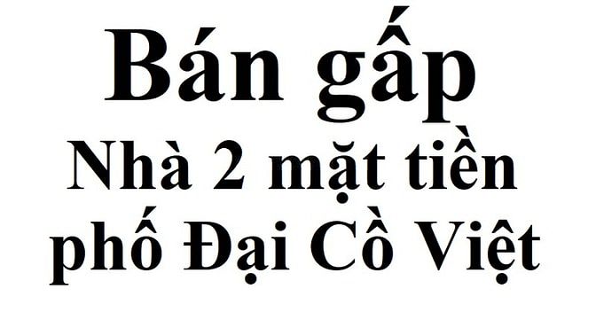 Bán Gấp Nhà Mặt phố Đại Cồ Việt, Lô Góc hai MT 7m & 3,4m,ô tô tránh