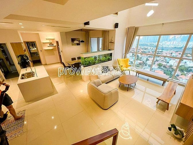 Cho thuê căn Penthouse Tropic garden, 2 tầng thông nhau, 288m2, 3PN