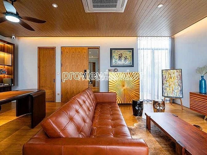 Villa cho thuê tại khu Villa Thủ Thiêm,217m2, 1 hầm + 4 tầng