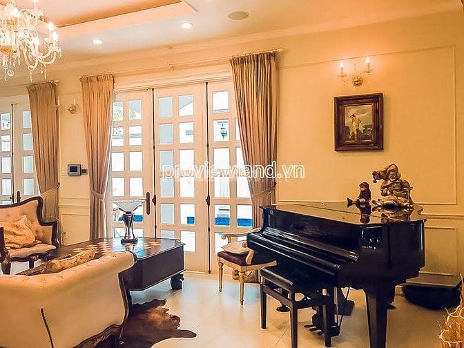 Bán biệt thự Eden Villa Thảo Điền, 334m2 đất, gồm 4PN, hồ bơi, gara