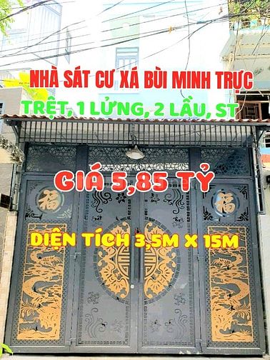 Cần bán gấp nhà đúc 2,5 tấm, 3,5mx15m. Hẻm 253 Bùi Minh Trực, P5, Q8.