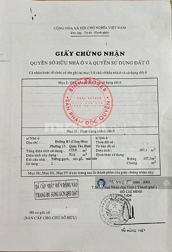 Bán nhà hẻm 406 Cộng Hòa, P. 13, Tân Bình thông nhà ga T3 TSN