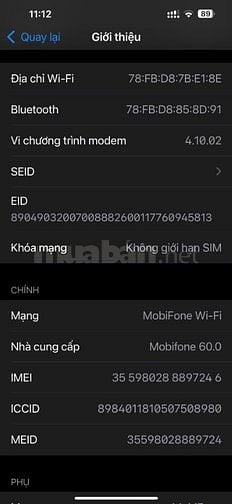 Cần bán Ip 13 promax dính icloud