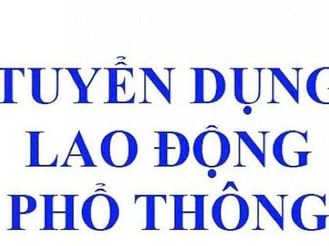 Tuyển nam/nữ lao động phổ thông nhân viên bán hàng. 