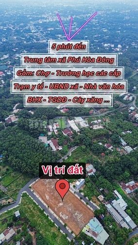 Đất khu dân cư ở Củ Chi TP HCM giá tốt nhất thị trường (sổ hồng riêng)