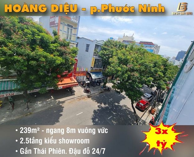 Bán căn nhà showroom HOÀNG DIỆU - phường Phước Ninh ngay trung tâm phố