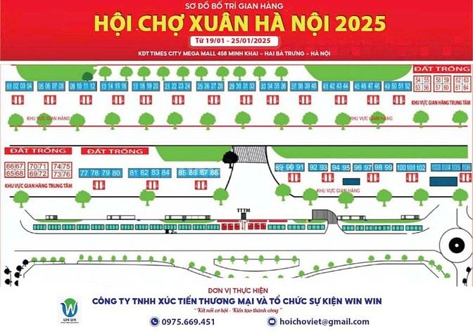 HỌI CHỢ XUÂN HÀ NỘI 2025 TẠI ROYAL CITY VÀ TIMES CITY