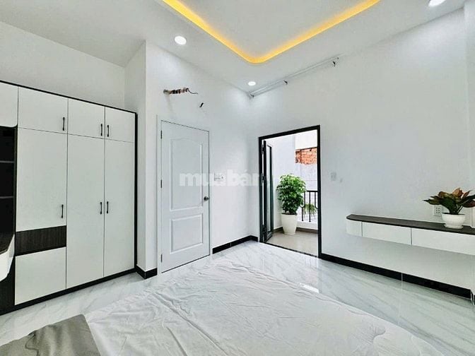 Bán nhà 2 tầng hẻm đẹp 138/ Nguyễn Thái Sơn P4 GV, đất 56m2, gần mt