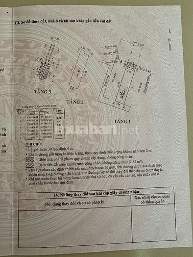 Nhà chính chủ, hẻm xe hơi 5m, phía sau có hẻm thông thoáng.