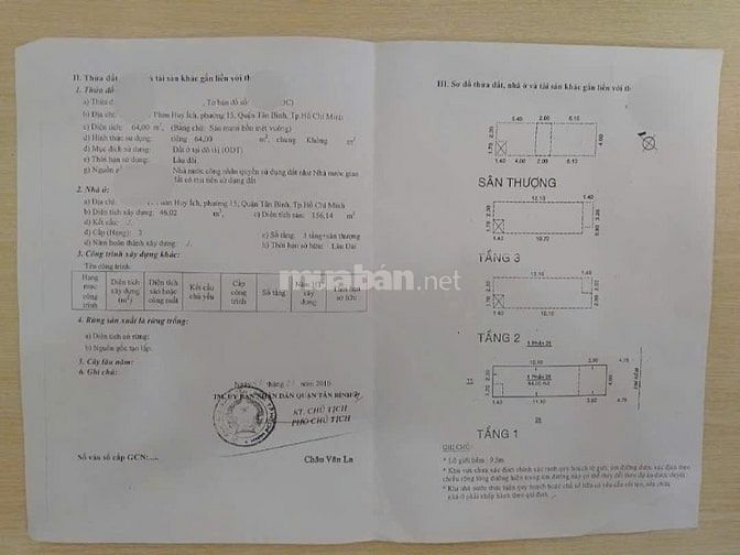 Cần bán nhà hẻm xe hơi 10m khu nội bộ 6han Huy Ích Phường 15 Tân Bình 