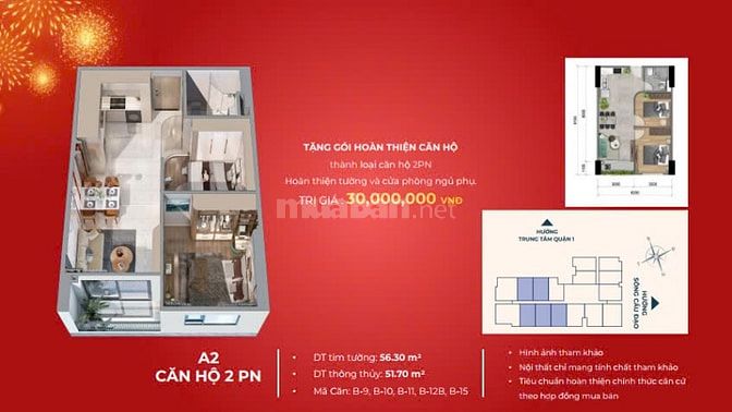 Khải Hoàn Prime - căn hộ sân vườn bancon 7m siêu hót, tt chỉ 840tr.