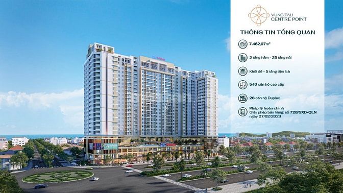 Sở hữu căn hộ 72m2 view biển, sở hữu lâu dài tại Vũng Tàu