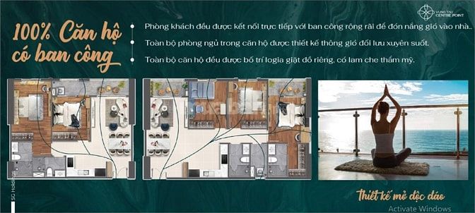 Sở hữu căn hộ 72m2 view biển, sở hữu lâu dài tại Vũng Tàu
