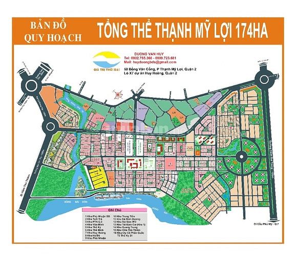 Bán đất Huy Hoàng đường 103 phường Thạnh Mỹ Lợi TP Thủ Đức