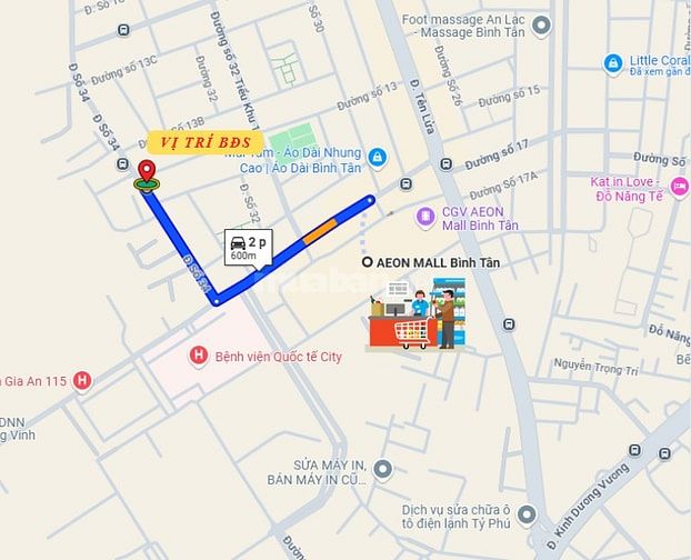 Cho thuê nhà khu Tên Lửa, gần Aeon Mall, 5 x 24m, 3.5 tấm, 26 triệu/th