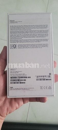 Máy mới đập hộp 2 tháng iphone 13 bản 256gb