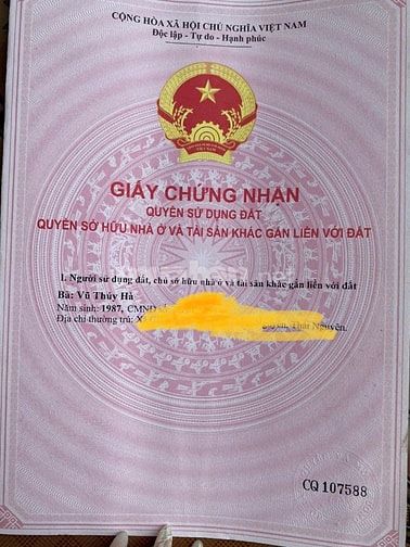 Bán đất sổ đỏ chính chủ ở quốc lộ 1B